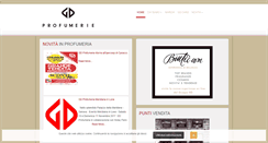 Desktop Screenshot of gdprofumerie.it