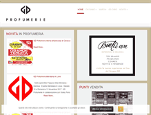 Tablet Screenshot of gdprofumerie.it